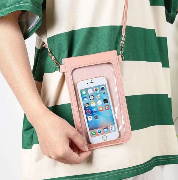 猫モチーフのスマホポシェット