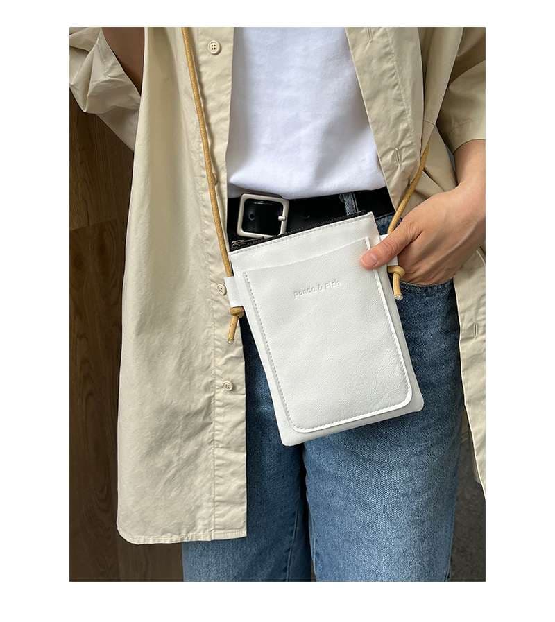 ミニマル シンプル スマホポシェット