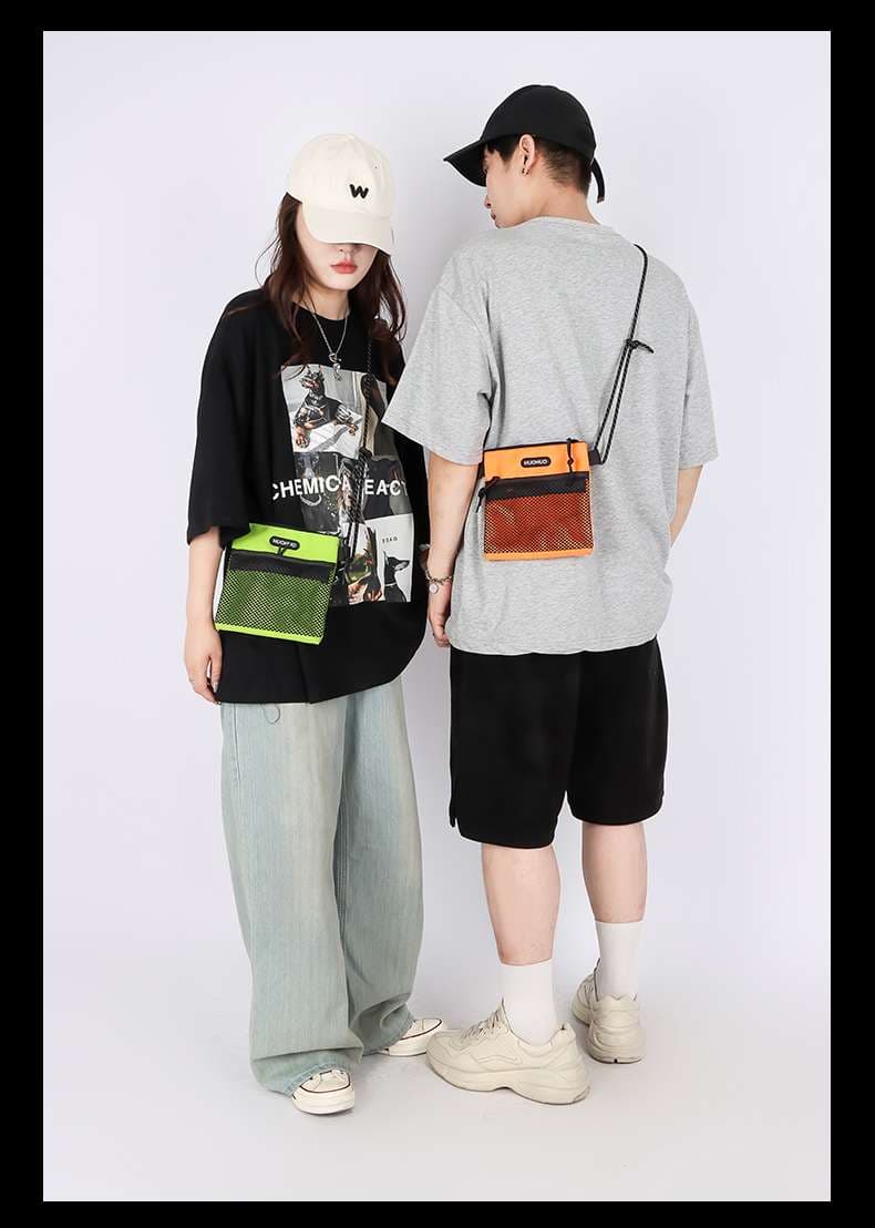ポシェット　メッシュポケット付きミニポシェット