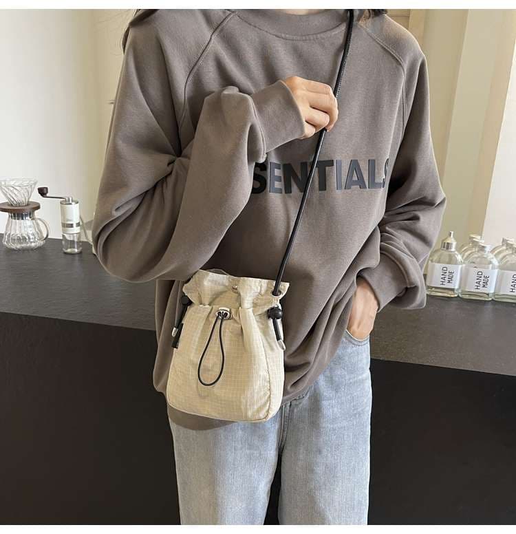 シンプル巾着 ミニポシェット