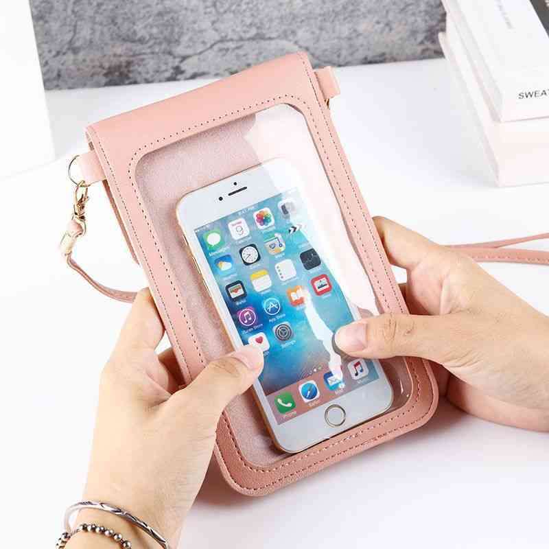 ポシェット　猫モチーフ スマホポシェット