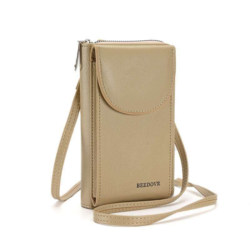 ポシェット　お財布とスマホを一緒に持ち運び 多機能ミニポシェット