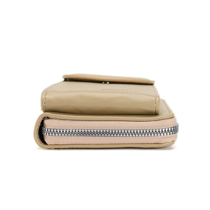 ポシェット　お財布とスマホを一緒に持ち運び 多機能ミニポシェット