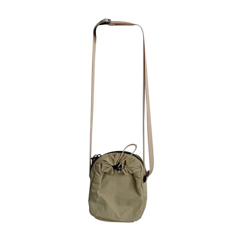 シンプル巾着型ポシェット