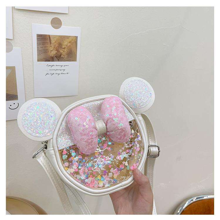 きらきらネズミ型ポシェット