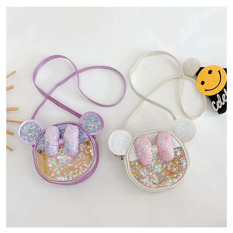 きらきらネズミ型ポシェット