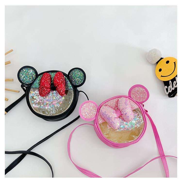 きらきらネズミ型ポシェット